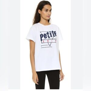 “Petite Amie” cuffed sleeve t-shirt